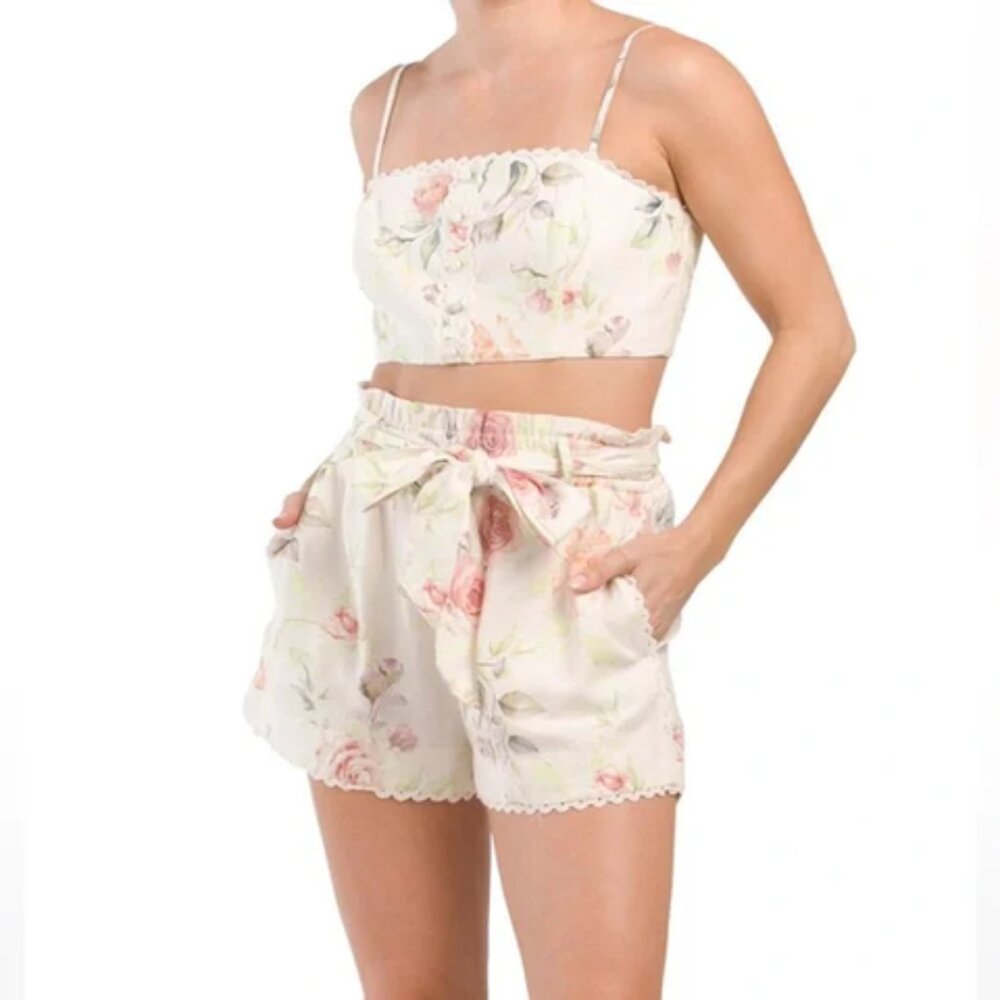 Caroline Constas Floral 2 piece set, small